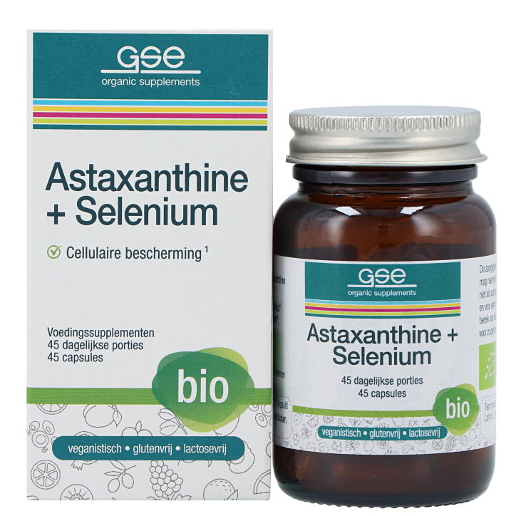 GSE Astaxanthine + Selenium - 45 capsules