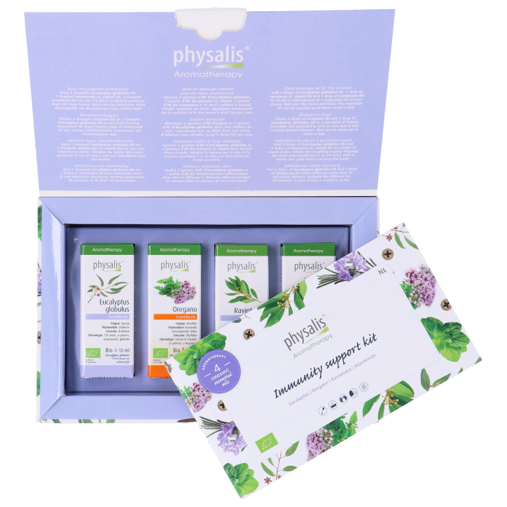 Physalis Aromatherapy Immunity Support Kit - 4 x 10ml