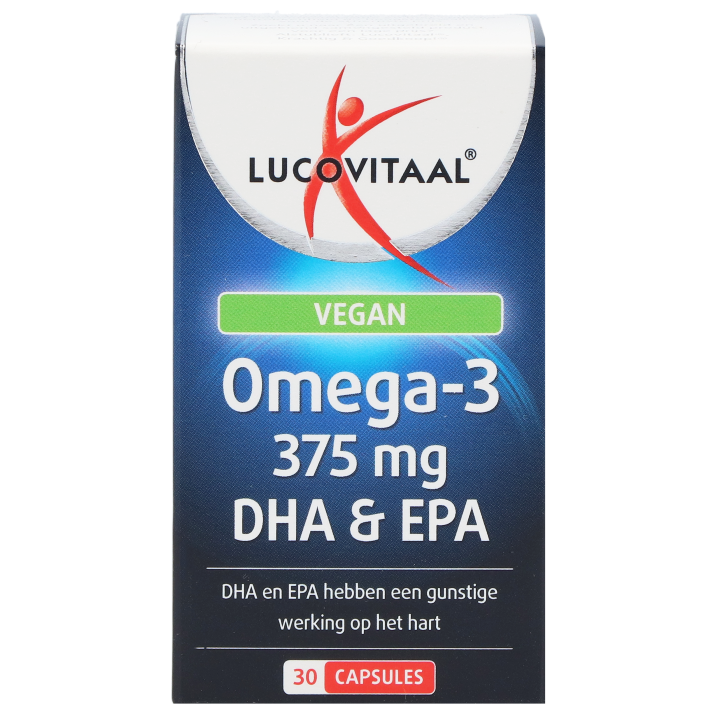 Lucovitaal Vegan Omega-3 375mg DHA & EPA - 30 capsules
