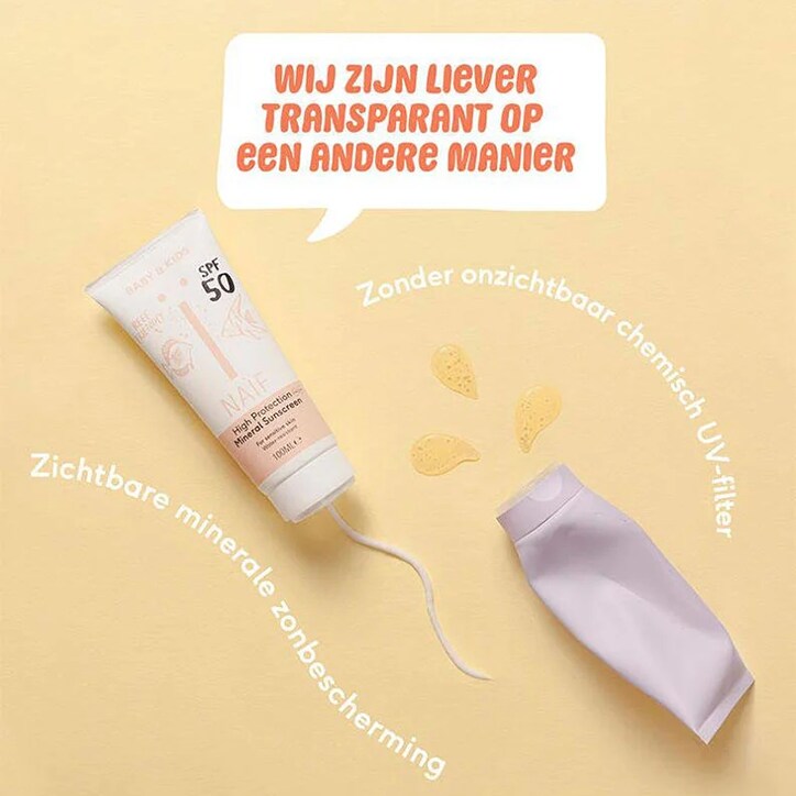 Naïf Baby & Kids Crème Solaire Minérale Haute Protection SPF 50 - 30ml-2