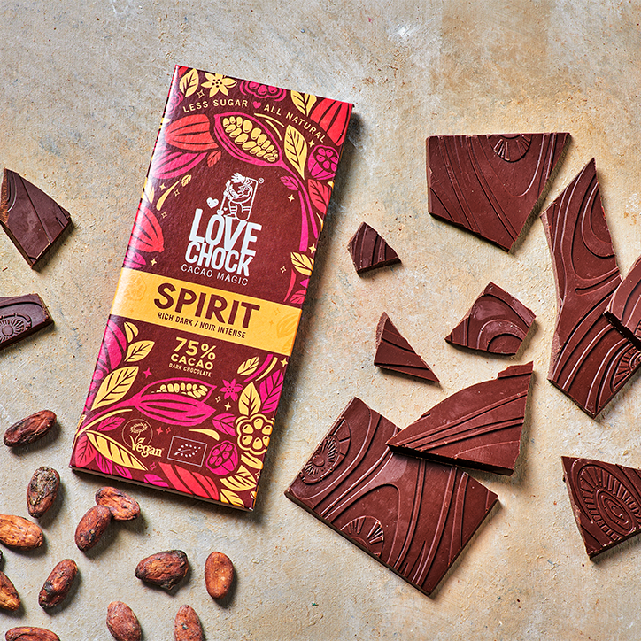 Lovechock SPIRIT Noir Intense 75% Cacao - 70g-4