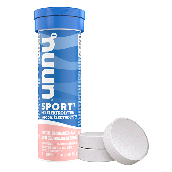 Nuun Sport met Elektrolyten Aardbei Limonade - 10 bruistabletten-2