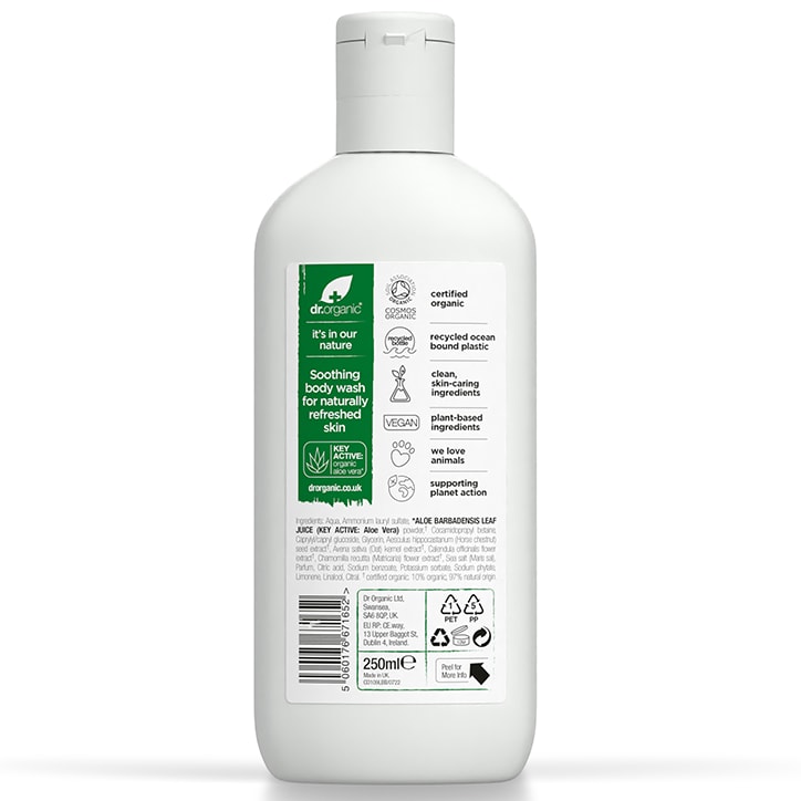 Dr. Organic Aloe Vera Body Wash - 250ml-2