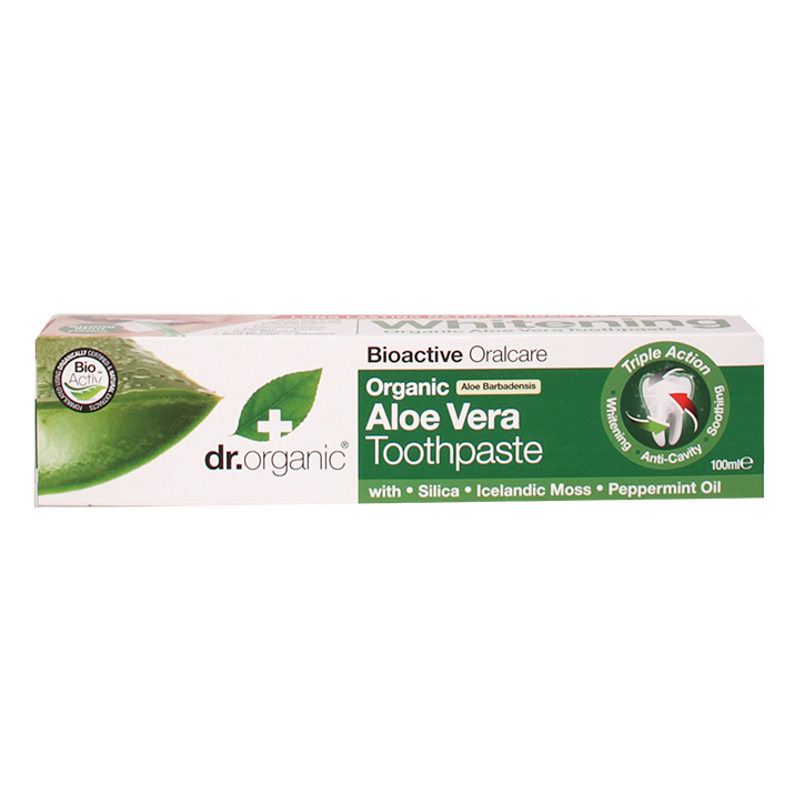 Dentifrice Dr. Organic à l'Aloe Vera 100 ml-3