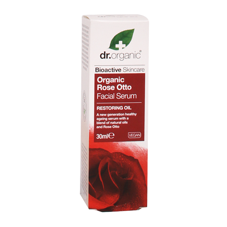 Sérum pour le visage Dr Organic à l'Huile de de rose Otto 15 ml-2