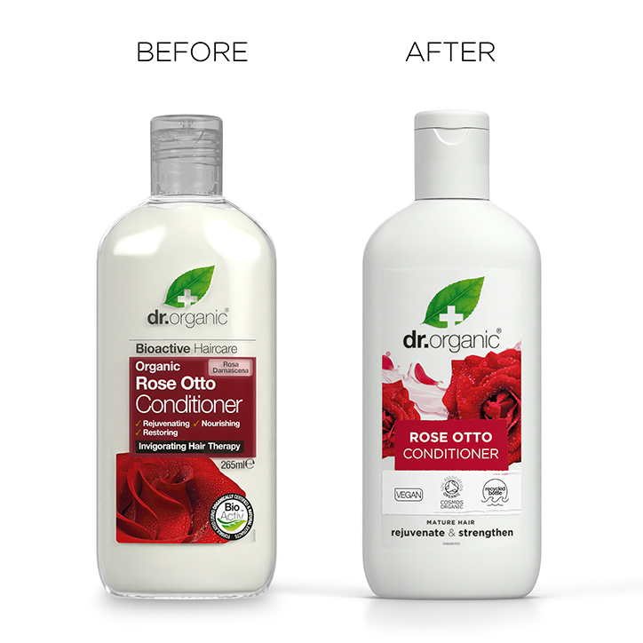 Après-shampoing Dr. Organic à l'Huile de de rose Otto - 265ml-3