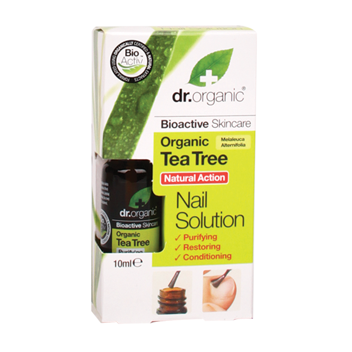 Dr Organic Solution pour les ongles à l'extrait d'arbre à thé 10 ml-1