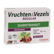 Ortis Vruchten & Vezels Regular Darmtransit (24 Blokjes)
