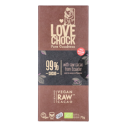Lovechock Extreme Dark 99% Cacao - 70g