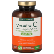 Holland & Barrett Vitamine C 1000mg + Églantier - 120 comprimés à mâcher