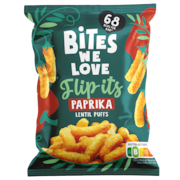 Bites We Love Flip-its Lentil Puffs Paprika - 18g