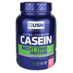 Foto van USN Casein Night Time Protein Strawberry