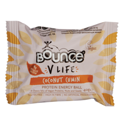 Foto van Bounce V Life Coconut Cumin Protein Energy Ball