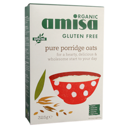 Foto van Amisa Bio Pure Porridge Oats Glutenvrij