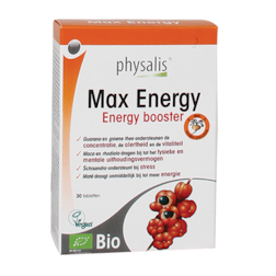 Physalis Max Energy Bio - 30 tabletten