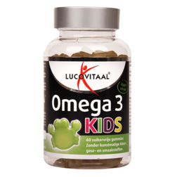 Lucovitaal Omega 3 Kids Appelsmaak (60 Gummies)