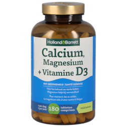 Holland & Barrett Calcium, Magnesium + Vitamine D3 - 180 tabletten