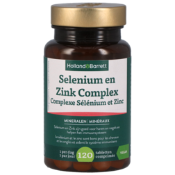 Holland & Barrett Selenium en Zink Complex - 120 tabletten