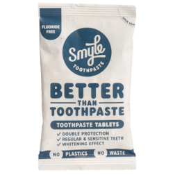 Smyle Comprimés de Dentifrice sans Fluor Recharge - 65 comprimés