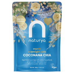 Naturya Organic Overnight Oats Coconana Chia - 300g