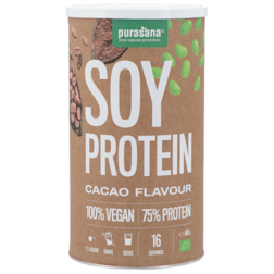 Purasana Poudre de Protéine Soja Vegan Cacao - 400 g