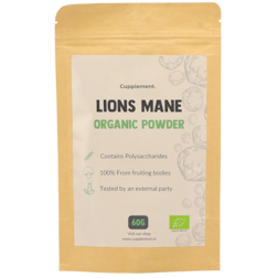 Cupplement Lions Mane Organic Powder - 60g