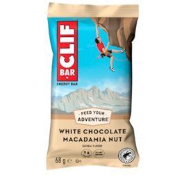 Clif Bar Barre Énergétique Chocolat Blanc Noix de Macadamia - 68g