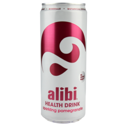 Foto van Alibi Health Drink Sparkling Pomegranate