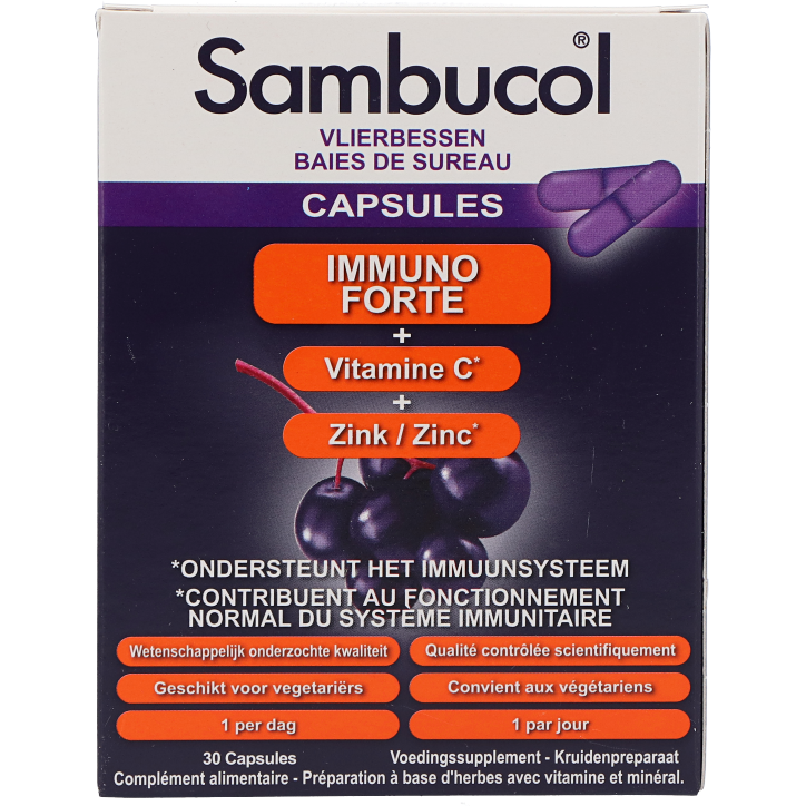 Sambucol Immuno Forte (30 Capsules)-1
