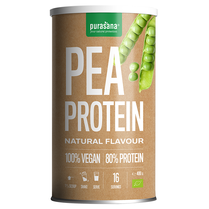 Purasana Vegan Protein Erwt Bio - 400g-1