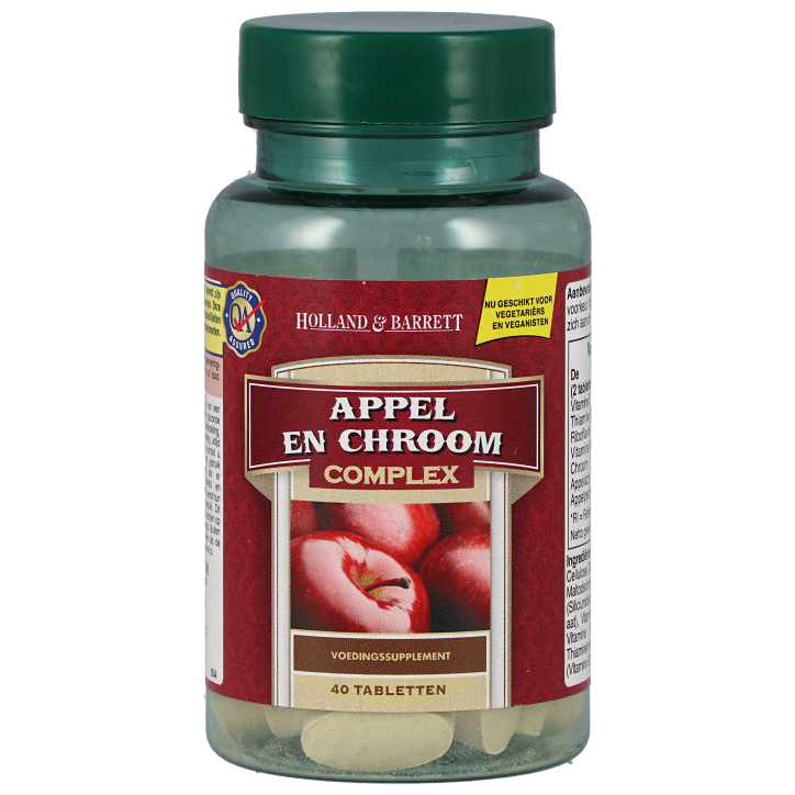Holland & Barrett Appel & Chroom Complex (40 Tabletten)-1