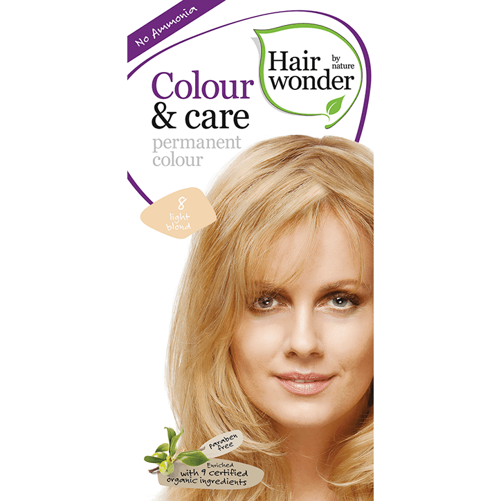 Hairwonder Colour & Care Light Blond 8 - 100ml-1