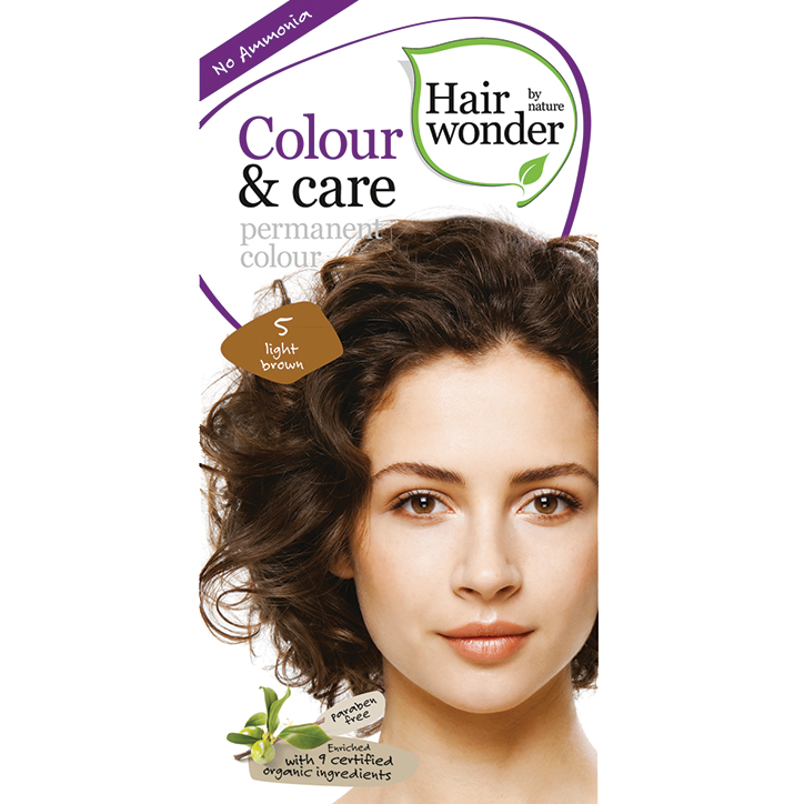 Hairwonder Colour & Care Light Brown 5 - 100ml-1