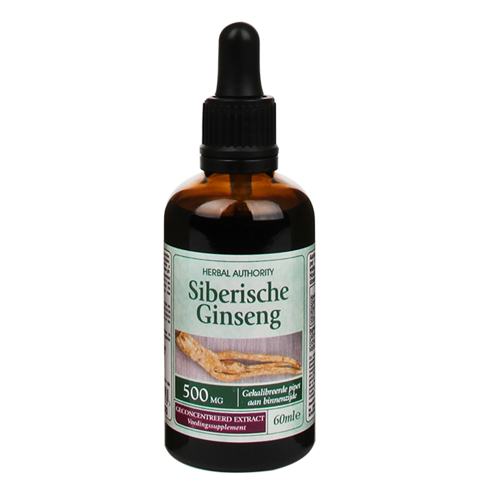 Herbal Authority Extrait liquide Ginseng de Sibérie 500 mg 60 ml-1