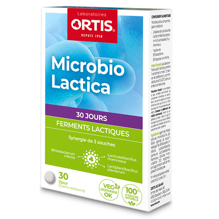 Ortis Micro Biolactica Melkzuurbacterien (30 Tabletten)-1