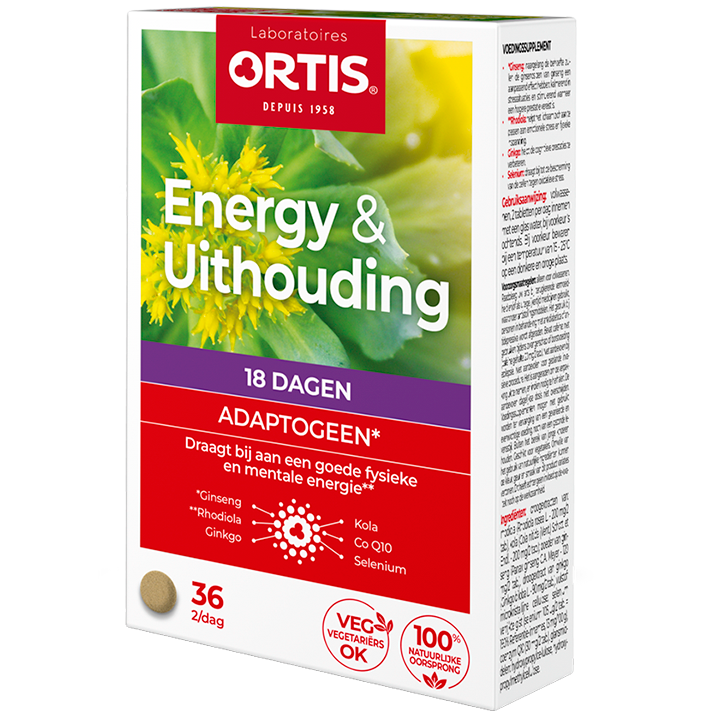 Ortis Energy & Uithouding - 36 tabletten-1