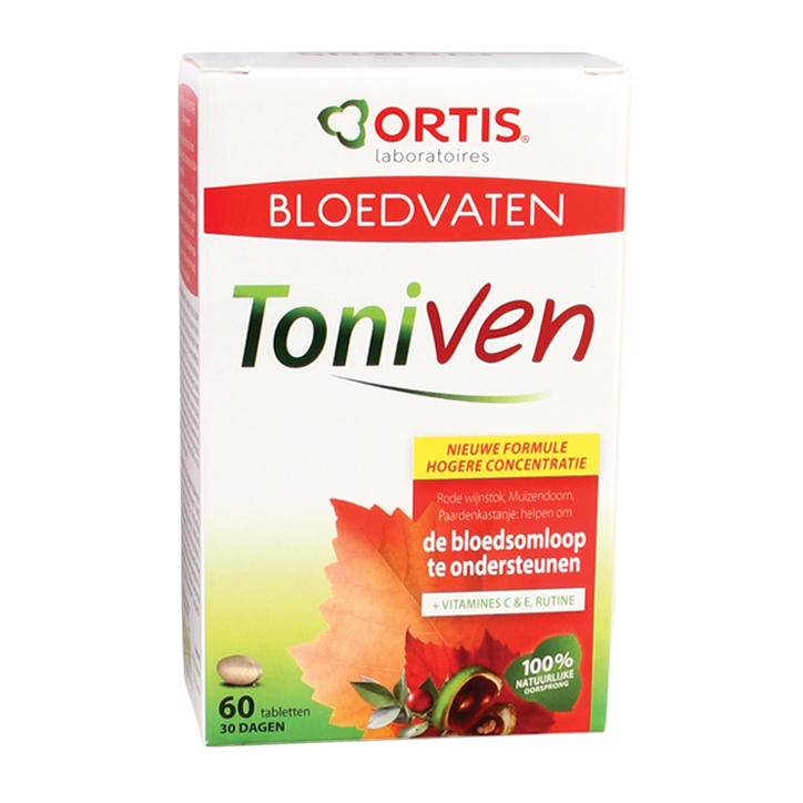 Ortis ToniVen Bloedsomloop (60 Tabletten)-1