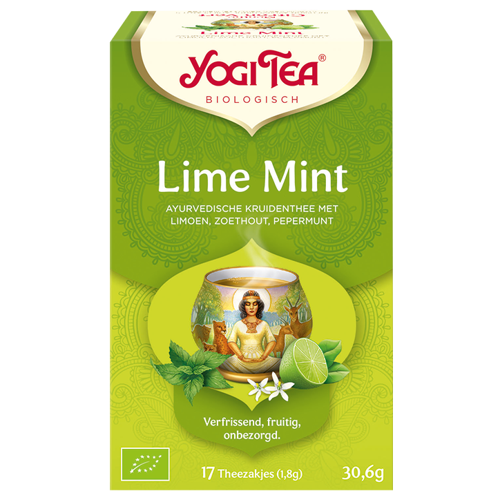 Yogi Tea Lime Mint Bio (17 Theezakjes)-1