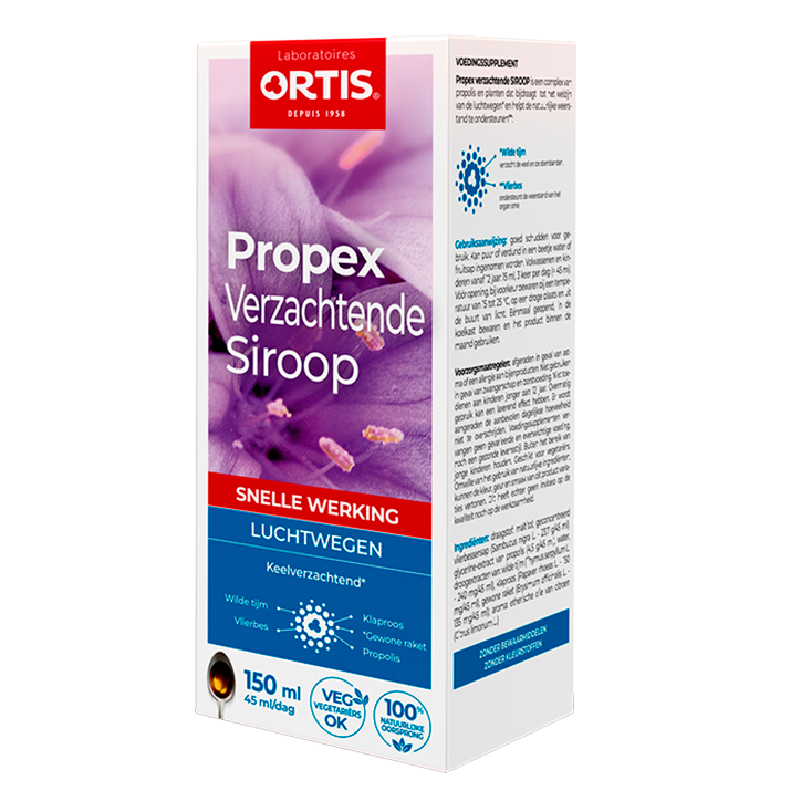 Ortis Propex Verzachtende Siroop Luchtwegen - 150ml-1