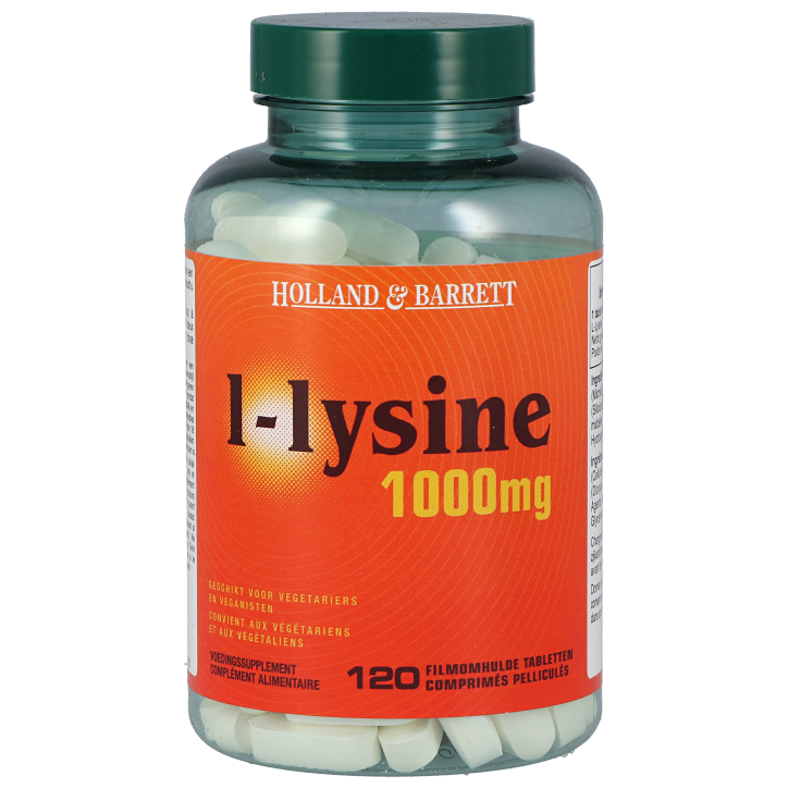 Holland & Barrett L-Lysine, 1000mg (120 Tabletten)-1