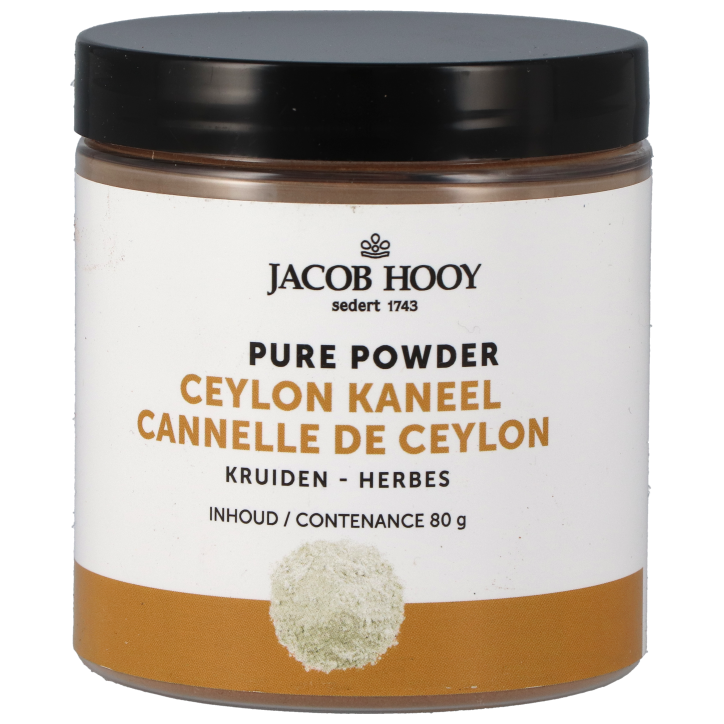 Jacob Hooy Herbes Poudre Cannelle de Ceylon - 80g-1