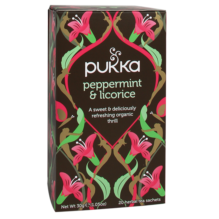 Pukka Peppermint & Licorice Bio (20 Theezakjes)-1
