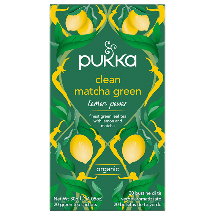 Pukka Clean Matcha Green Bio (20 Theezakjes)-1
