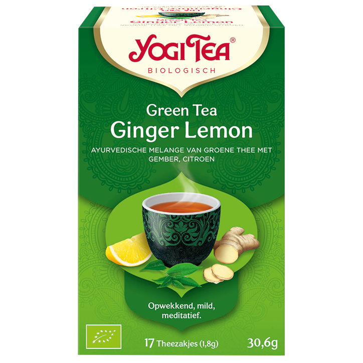 Yogi Tea Green Tea Ginger Lemon Bio-1