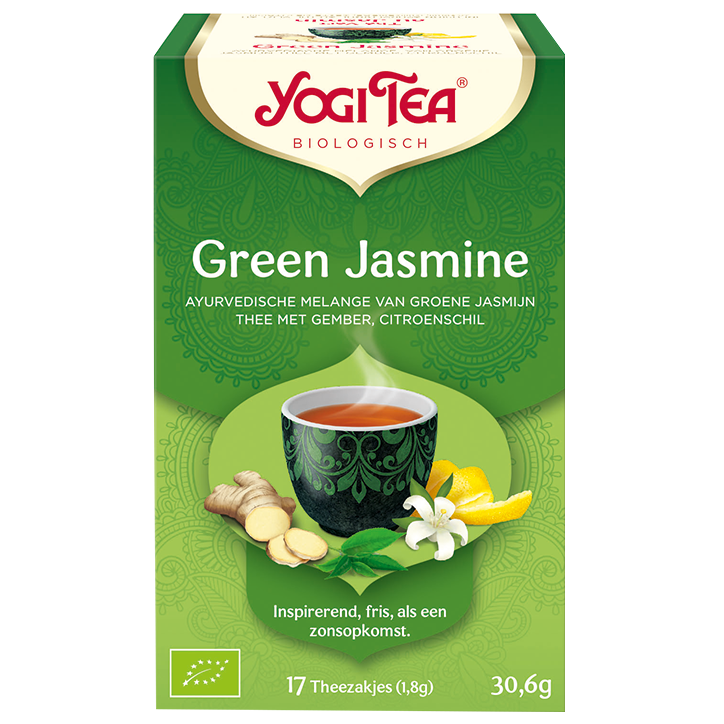 Yogi Tea Green Jasmine Bio (17 Theezakjes)-1