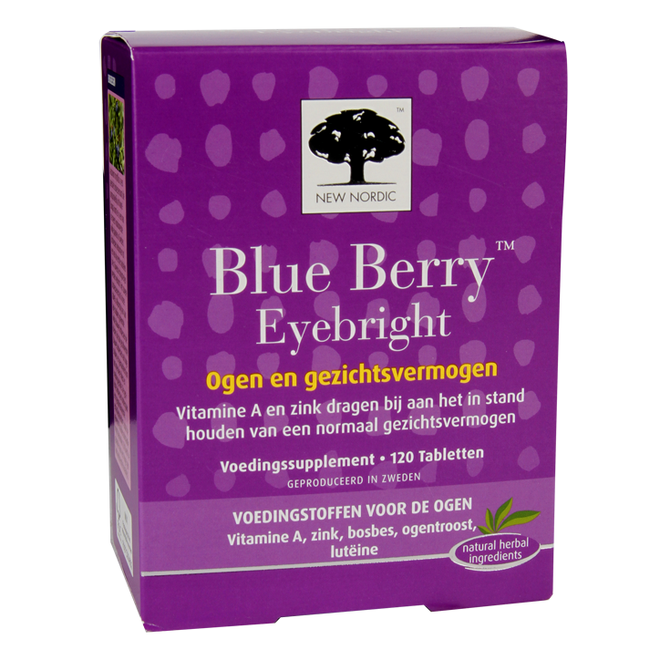 New Nordic Blue Berry Eyebright (120 Tabletten)-1