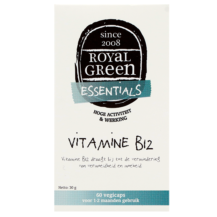Royal Green Vitamine B12, 500mcg (60 Capsules)-1