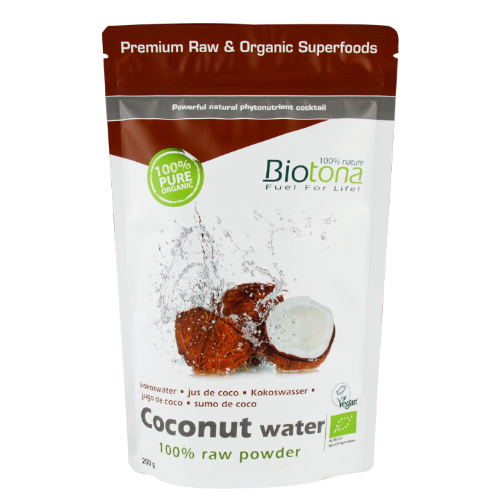 Biotona Coconut Water Poeder Bio (200gr)-1