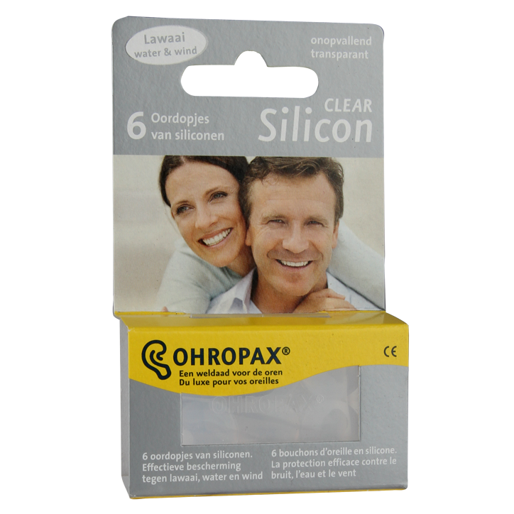 Ohropax Silicon Clear Oordopjes-1