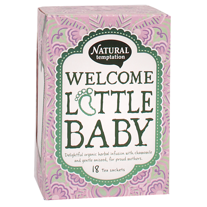 Natural Temptation 'Welcome Little Baby' - 18 sachets de thé-1